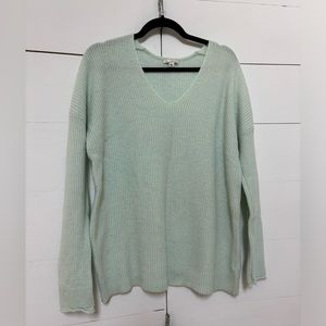 Gap mint green vneck sweater